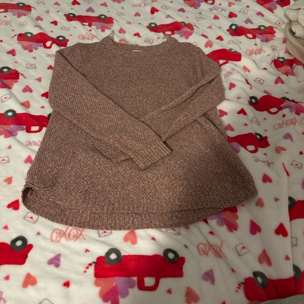 Pink Clover Women's Tan Sweater